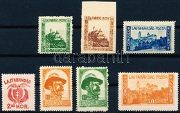 ** * Nyugat-Magyarország VII. 1921 7 Db Próbanyomat Az Eredetitől Eltérő Színben / 7 Proofs With Colour Variety, Signed: - Sonstige & Ohne Zuordnung