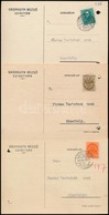 1937-1943 3 Db Levelezőlap 'SZIGETVÁR' - Other & Unclassified