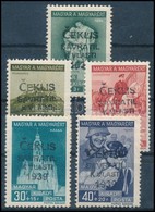 ** * 1939 Ceklis-Cseklész 5 Db Bélyeg (40f Falcos) - Autres & Non Classés