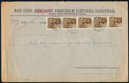 1946 (7. Díjszabás) Távolsági Levél Betűs (I.) 5 X TI. I./10f Bérmentesítéssel - Other & Unclassified