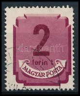 O 1950 Portó 2 Ft Szedési Hibával Az értékszám Gépszínátnyomatával - Otros & Sin Clasificación