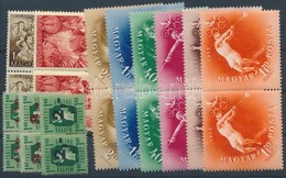 ** 1952-1953 Olimpia (I.) (1,70 érték Erősen Elfogazva), Békekongresszus, Kisegítő Bélyegek (V.) Párokban (7.200) - Sonstige & Ohne Zuordnung