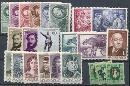 ** 1952-1953 1848-as Szabadságharcosok, Rákosi Mátyás, Kossuth Lajos (II.), Néphadsereg Napja, Bélyegnap (26.), Kisegítő - Autres & Non Classés