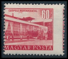 * 1953 Épületek 60f Képbe Fogazva - Other & Unclassified