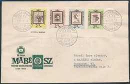 1962 Bélyegnap Vágott Alsó Négyescsík FDC-n - Other & Unclassified