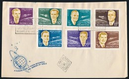 1962 A Világűr Hősei Vágott Sor FDC-n - Sonstige & Ohne Zuordnung