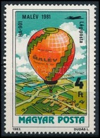 ** 1983 Ballonrepülés 4 Ft Zöld Színeltolódás - Altri & Non Classificati