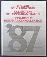 ** 1987 Bélyegkincstár, Benne Feketenyomat Blokk Zöld Sorszámmal - Sonstige & Ohne Zuordnung
