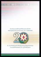 ** 2011 Az Azerbajdzsáni Köztársaság Függetlensége Visszaállításának 20. évfordulója 5 Db Postai Emlékív Ajándékfüzetben - Autres & Non Classés