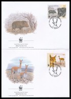 ** 2002 WWF: Emlősök Sor Négyestömbben + 4 Db FDC Mi 2749-2752 - Other & Unclassified