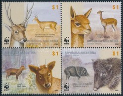 ** 2002 WWF: Honos Emlősállatok Négyestömb Mi 2749-2752 - Other & Unclassified