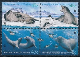 ** 2001 WWF. Leopárdfóka Sor 4-es Tömbben Mi 145-148 - Other & Unclassified