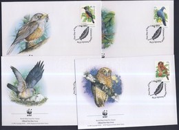 ** 2002 WWF Madarak Sor Mi 497-500 + 4 FDC - Other & Unclassified