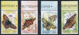 ** 2004 Lepkék ívszéli Sor,
Butterflies Margin Set
Mi 557-560 - Other & Unclassified