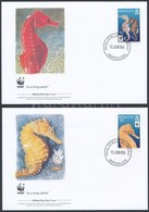 2010 WWF: Tengeri Csikók Sor 4 Db FDC-n Mi 1005-1008 - Other & Unclassified