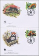 2009 WWF: Vörös Macskamedve Sor Mi 2556-2559 4 Db FDC-n - Andere & Zonder Classificatie