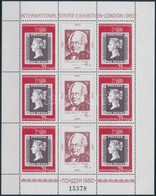 ** 1980 Nemzetközi Bélyegkiállítás, London Kisív,
Internationale Stamp Exhibition Minisheet
Mi 2886 - Autres & Non Classés