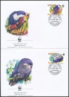 2002 WWF: Zafírlóri Sor Mi 772-775 4 Db FDC-n - Sonstige & Ohne Zuordnung