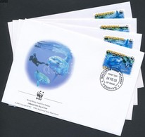 2003 WWF: Naphal Sor Mi 605-608 4 Db FDC-n - Sonstige & Ohne Zuordnung