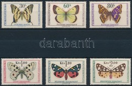 ** 1966 Lepkék Sor,
Butterflies Set
Mi 1620-1625 - Andere & Zonder Classificatie