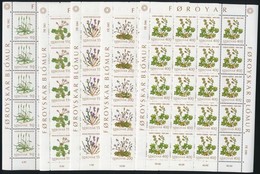 ** 1980 Növény Kisívsor,
Plants Minisheet Set
Mi 48-52 - Sonstige & Ohne Zuordnung