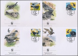 2005 WWF: Madarak Sor 4 Db FDC-n Mi 530-533 - Otros & Sin Clasificación