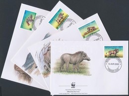 2000 WWF állatok Sor Mi 678-681 4 FDC - Other & Unclassified