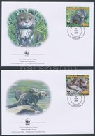 2005 WWF: Vidrák Sor 4 Db FDC-n Mi 1353 A-1356 A - Autres & Non Classés