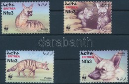 ** 2001 WWF Hiénák Sor + 4 FDC Mi 254-257 - Autres & Non Classés