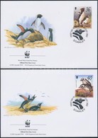 2002 WWF: Pingvinek Sor Mi 855-858 4 Db FDC-n - Sonstige & Ohne Zuordnung