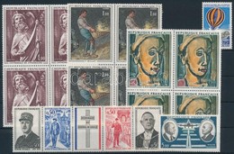 ** 1971 3 Négyestömb, 1 ötöscsík + 2 Bélyeg,
3 Blocks Of 4, 1 Stripe Of 5 + 2 Stamps - Autres & Non Classés