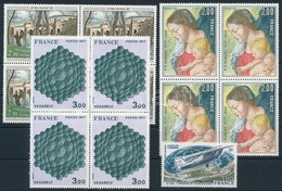 ** 1977 3 Db Négyestömb + 1 Bélyeg,
3 Blocks Of 4 + 1 Stamp - Otros & Sin Clasificación