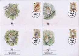 2004 WWF: Baglyok Sor 4 Db FDC-n Mi 3593-3596 - Sonstige & Ohne Zuordnung