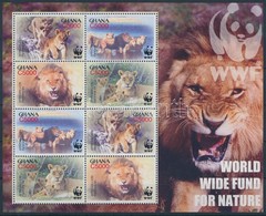 ** 2004 WWF: Oroszlánok Kisív Mi 3701-3704 - Sonstige & Ohne Zuordnung