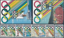 ** 1989 Nyári Olimpia Sor Mi 1961-1968 + Blokkpár Mi 217-218 - Otros & Sin Clasificación