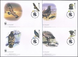 2007 WWF: Fekete Sas Sor Mi 527-530 4 Db FDC-n - Otros & Sin Clasificación