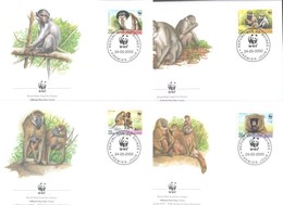 ** 2000 WWF Majmok Sor + 4 FDC - Altri & Non Classificati