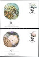 2005 WWF Korallok Sor 4 FDC Mi 1401-1404 - Otros & Sin Clasificación