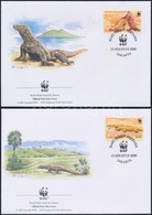 2000 Komodói Sárkány Sor Mi 2005-2008 4 FDC-n - Autres & Non Classés