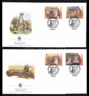 ** 2003 WWF Gepárd Sor 4 FDC-n Mi 2932-2935 - Altri & Non Classificati