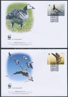 2011 WWF: Madarak Sor 4 Db FDC-n Mi 1298-1301 - Otros & Sin Clasificación