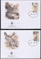 2000 WWF Afgán Róka Sor Mi 1555-1558 4 FDC - Other & Unclassified