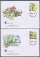 2006 WWF: Papagájok Sor 4 Db FDC-n Mi 1122-1125 - Sonstige & Ohne Zuordnung