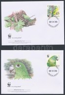 2006 WWF: Papagájok Sor 4 Db FDC-n Mi 1122-1125 - Andere & Zonder Classificatie