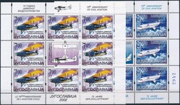 ** 2002 75 éves A Légi Közlekedés Kisívsor Mi 3079-3080 - Altri & Non Classificati