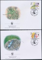 2004 WWF Rovarok Sor Mi 3173-3176 4 FDC-n - Other & Unclassified