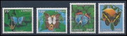 ** 1991 Lepkék Sor,
Butterflies Set
Mi 1293-1296 - Other & Unclassified