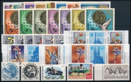 ** 0 Sport Motívum 49 Db Bélyeg és 1 Blokk,
Sport 49 Stamps And 1 Blocks - Altri & Non Classificati