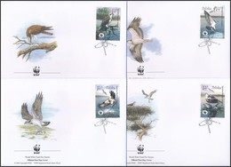 2003 WWF: Halász Sas Sor Mi 4079-4082 4 Db FDC-n - Sonstige & Ohne Zuordnung