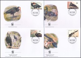 2004 WWF: Déli  Tarjvarjú Sor Párokban Mi 1895-1998 4 Db FDC-n - Altri & Non Classificati